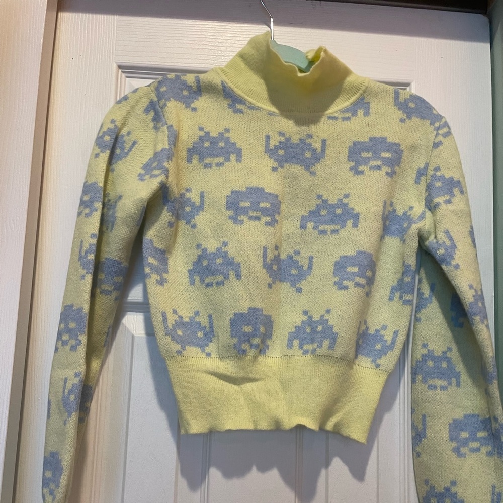 Zara x Space Invaders sweater